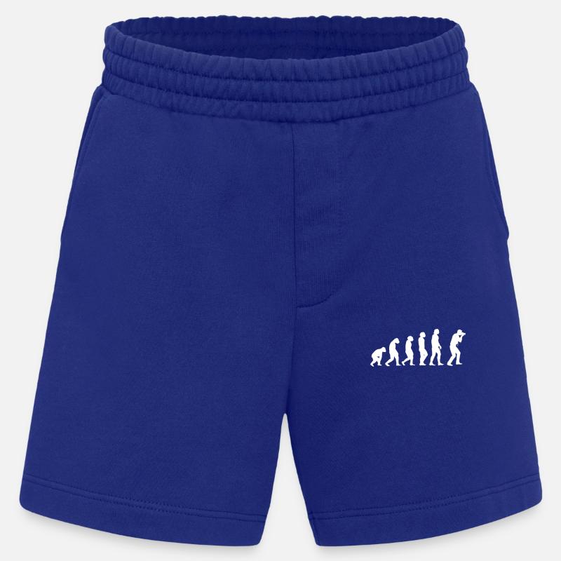 Evolution Fotograf - Heavyweight Shorts - made by SPREAD  - Iconic Blue