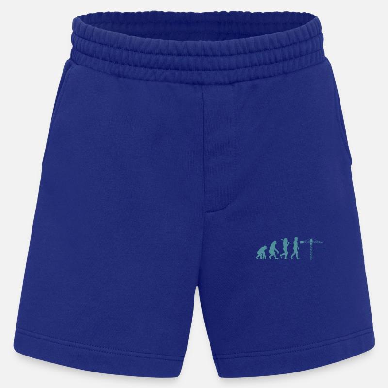 Kranführer Evolution - Heavyweight Shorts - made by SPREAD  - Iconic Blue