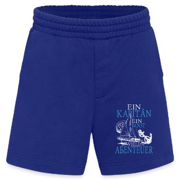 Ein kapitän ein boot viele abenteuer - Heavyweight Shorts - made by SPREAD  - Iconic Blue - Vorne
