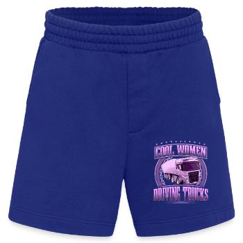 LKW Fahrer Lkw Fahrerin - Heavyweight Shorts - made by SPREAD  - Iconic Blue - Vorne