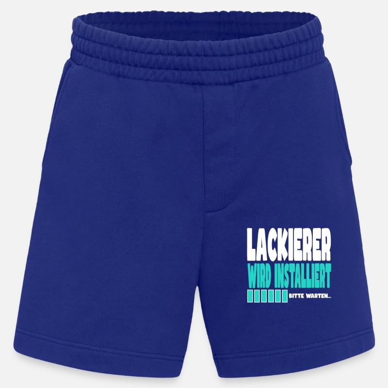 Lackierer wird installiert - Heavyweight Shorts - made by SPREAD  - Iconic Blue