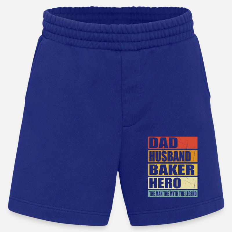 Vater Ehemann Bäcker Held - Heavyweight Shorts - made by SPREAD  - Iconic Blue