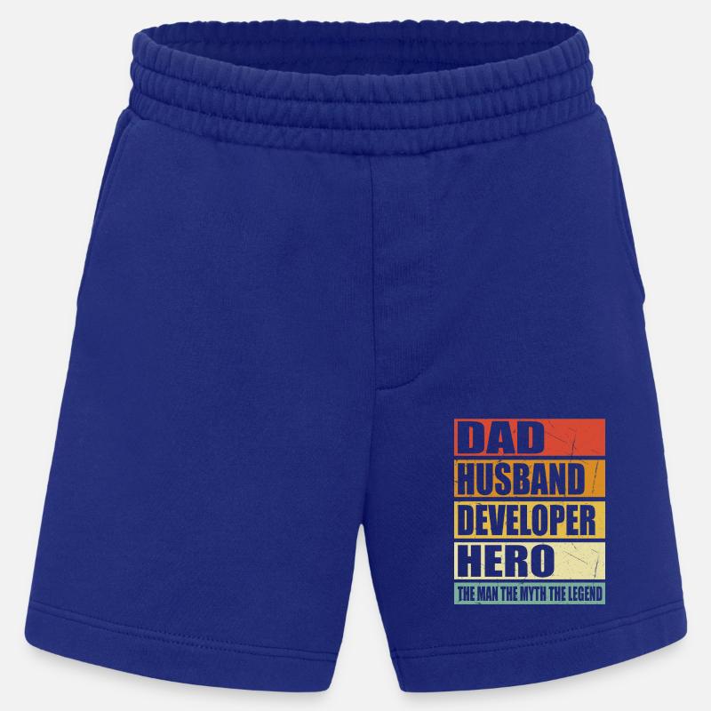 Vater Ehemann Softwareentwickler Held - Heavyweight Shorts - made by SPREAD  - Iconic Blue