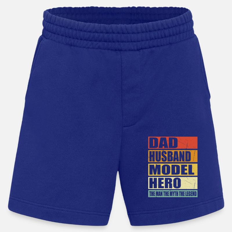 Vater Ehemann Model Held - Heavyweight Shorts - made by SPREAD  - Iconic Blue