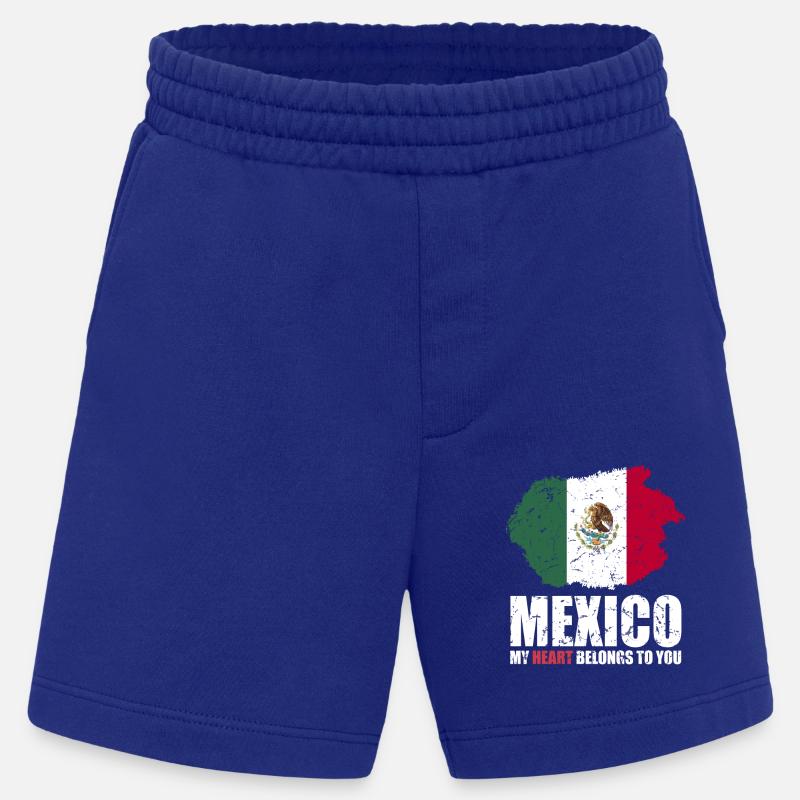 Drapeau du Mexique - Short bio épais fabriqué en UE - Iconic Blue