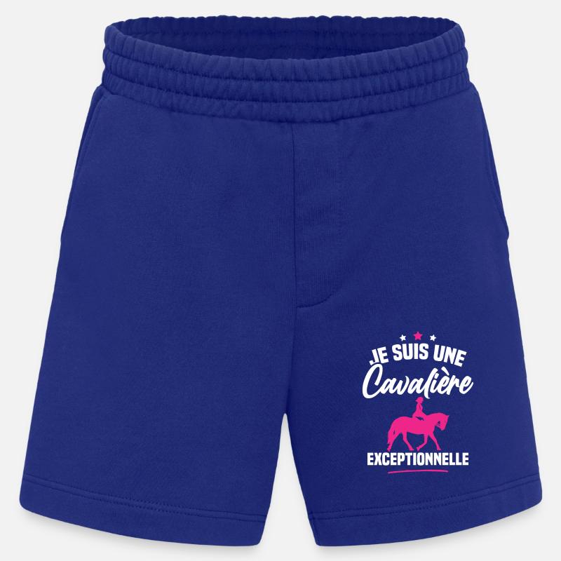 Je suis une cavalière exceptionnelle - Short bio épais fabriqué en UE - Iconic Blue