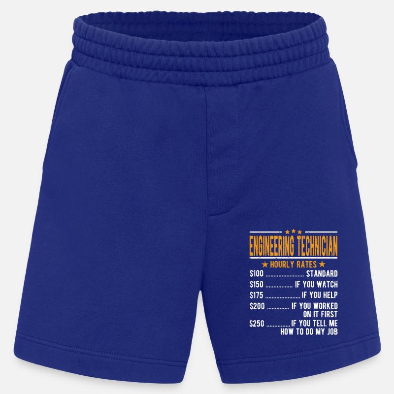 Engineering technician hourly wage - Heavyweight Shorts - made by SPREAD  - Iconic Blue