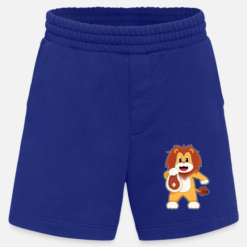Löwe Fleisch - Heavyweight Shorts - made by SPREAD - Iconic Blue