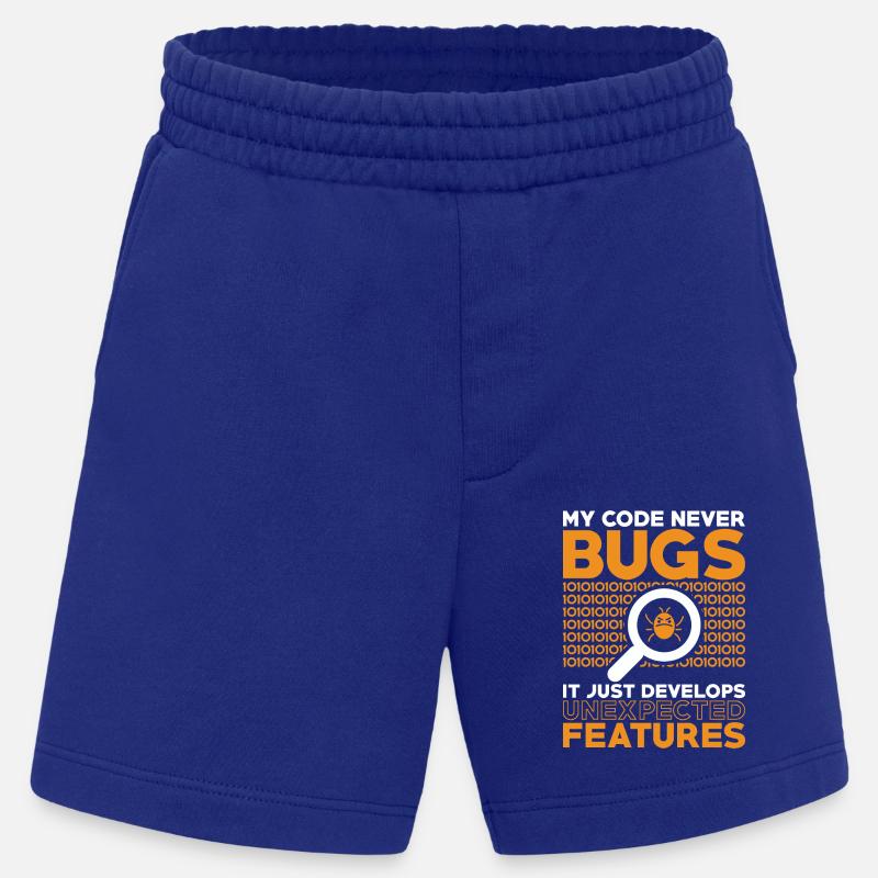 Code Codeur Programmeur Développeur Codeur - Short bio épais fabriqué en UE - Iconic Blue