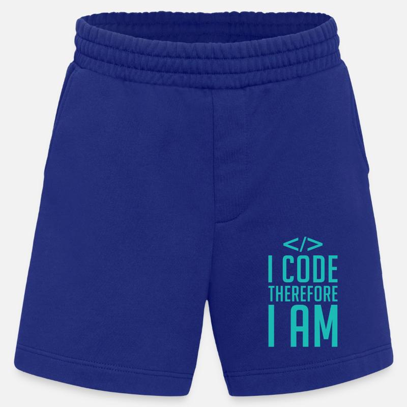 Programmierer Entwickler Coder Code - Heavyweight Shorts - made by SPREAD  - Iconic Blue