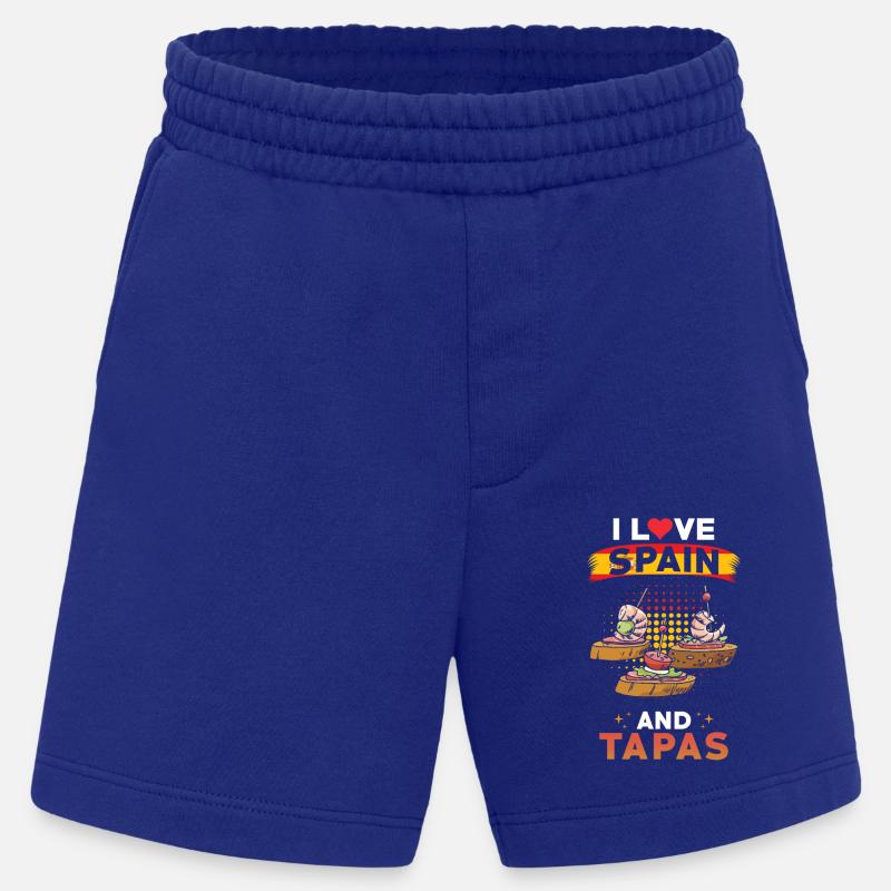 Tapas Spanien Spanische Küche - Heavyweight Shorts - made by SPREAD - Iconic Blue