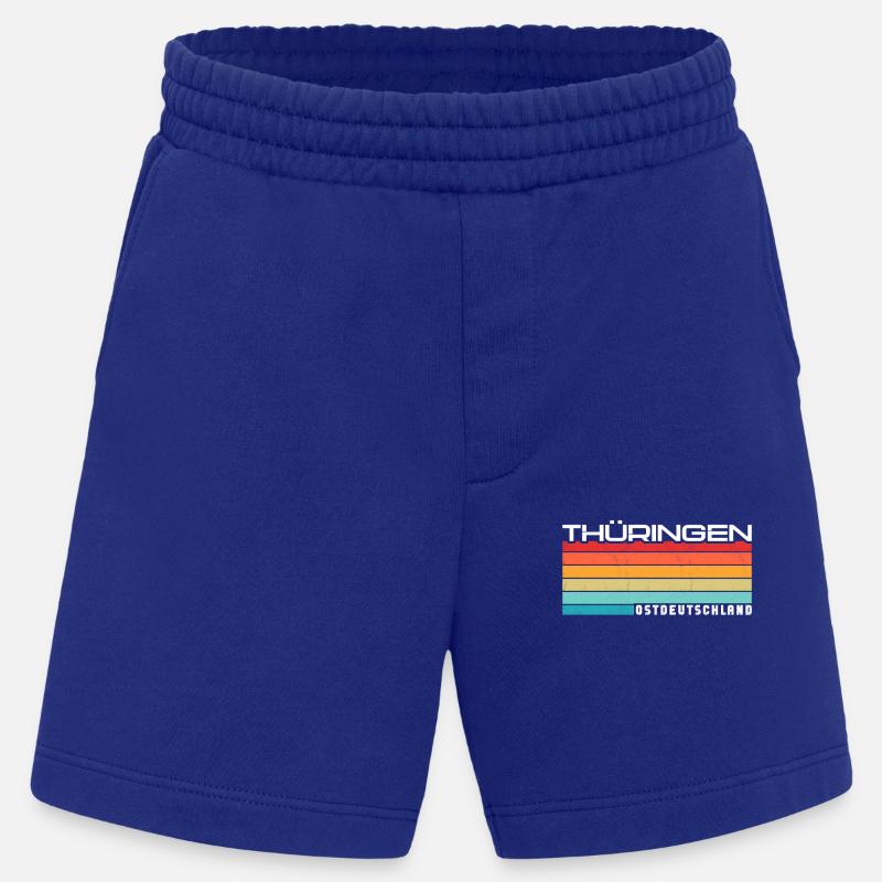 Thuringe Thuringe Thuringe Thuringe - Short bio épais fabriqué en UE - Iconic Blue