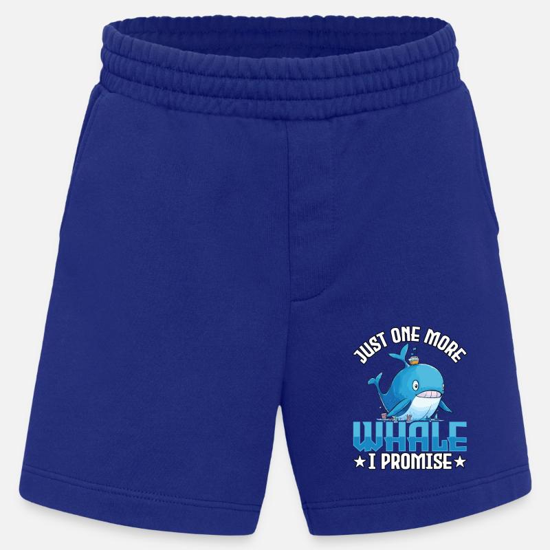 Nur noch ein Wal, versprochen - Heavyweight Shorts - made by SPREAD - Iconic Blue