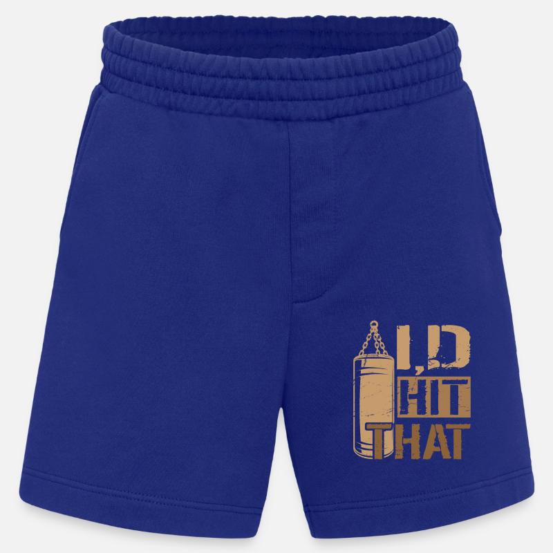 J’avais frappé cette boxe - Short bio épais fabriqué en UE - Iconic Blue