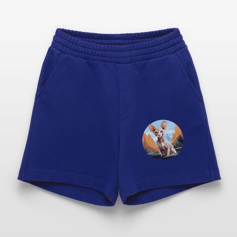 Cornish Rex Kitten Cornish Rex Cat Heavyweight Shorts - made by SPREAD 