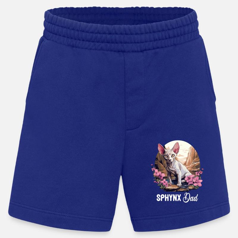 Sphynx Kätzchen Sphynx Katze - Heavyweight Shorts - made by SPREAD  - Iconic Blue