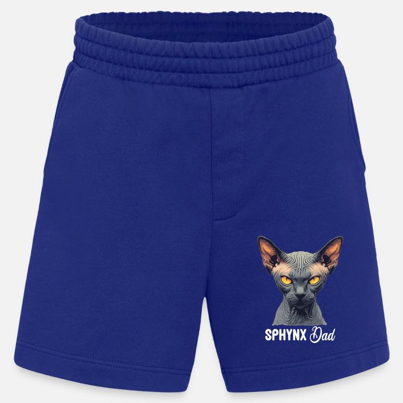 Sphynx Kitten Sphynx Cat - Heavyweight Shorts - made by SPREAD  - Iconic Blue