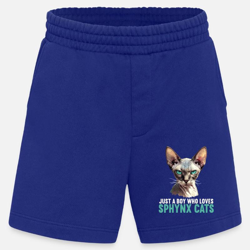 Sphynx Kätzchen Sphynx Katze - Heavyweight Shorts - made by SPREAD  - Iconic Blue