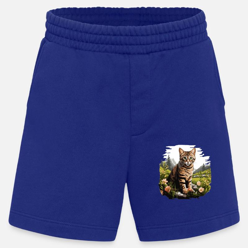 Tabby Kätzchen Tabby Katze - Heavyweight Shorts - made by SPREAD  - Iconic Blue