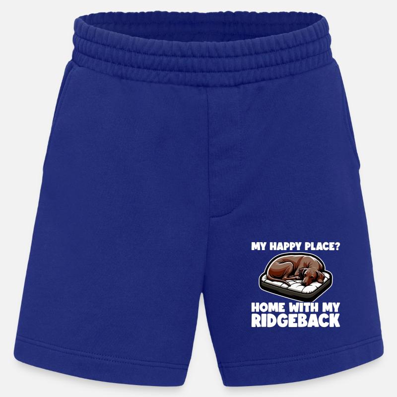 Rhodesian Ridgeback Happy Rhodesian Ridgebacks - Heavyweight Shorts - made by SPREAD  - Iconic Blue