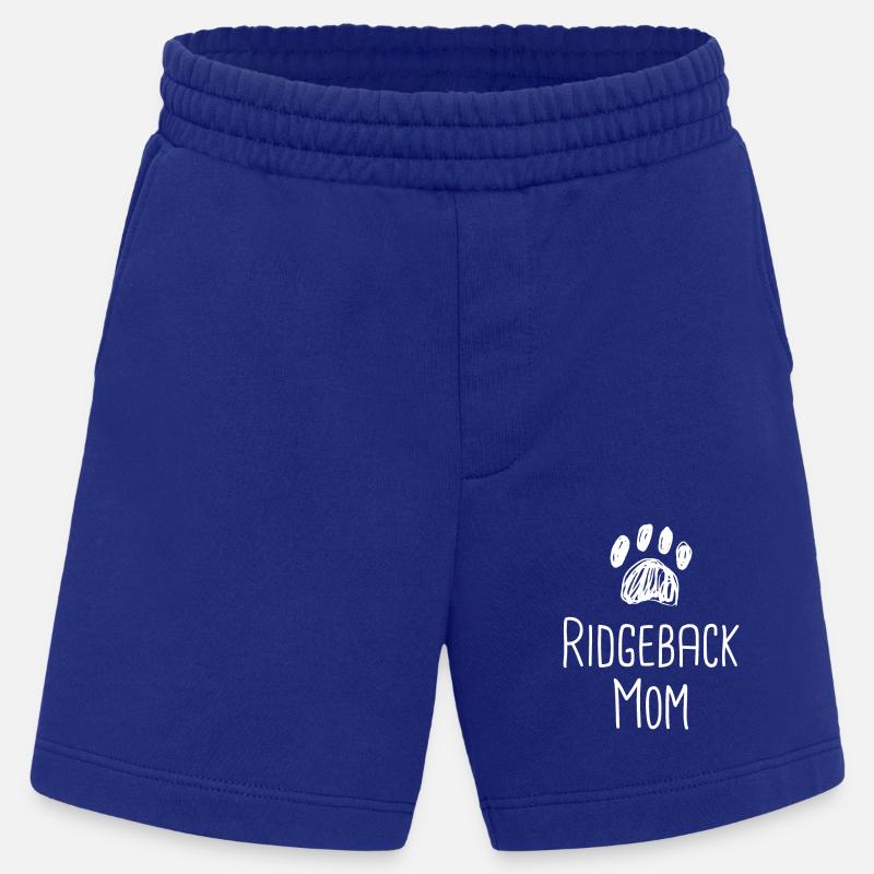 Rhodesian Ridgeback Dog Rhodesian Ridgebacks - Heavyweight Shorts - made by SPREAD  - Iconic Blue
