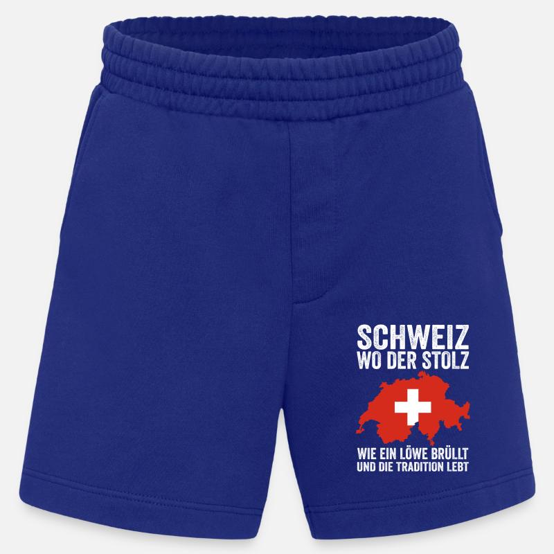 Schweizer Schweiz - Heavyweight Shorts - made by SPREAD - Iconic Blue