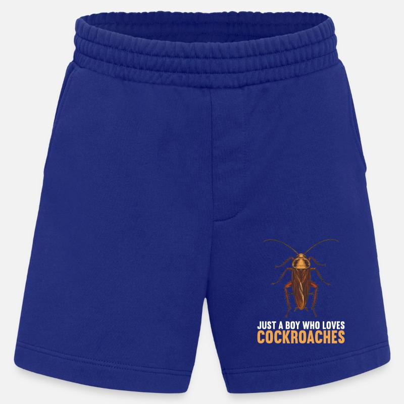 cafards cafards cafards cafard - Short bio épais fabriqué en UE - Iconic Blue