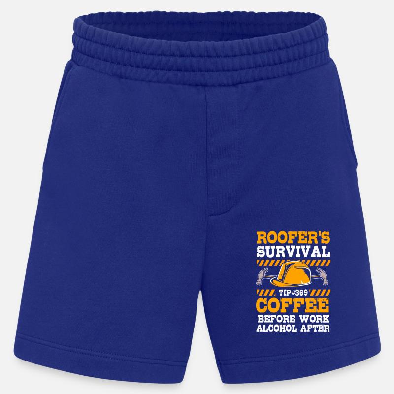 Bauarbeiter Baustelle - Heavyweight Shorts - made by SPREAD  - Iconic Blue