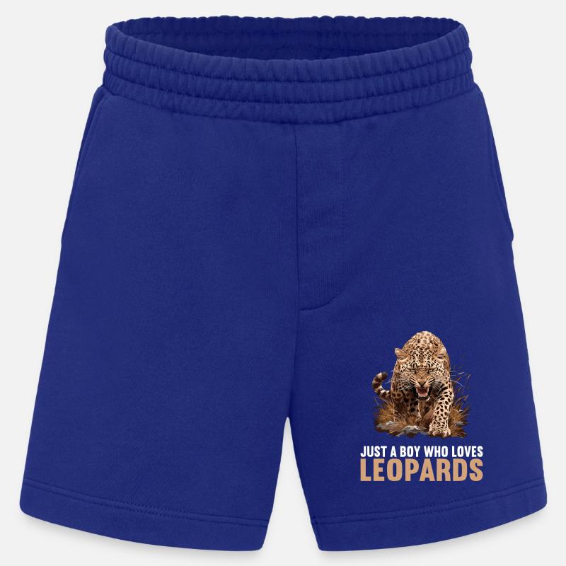 Léopard léopard - Short bio épais fabriqué en UE - Iconic Blue