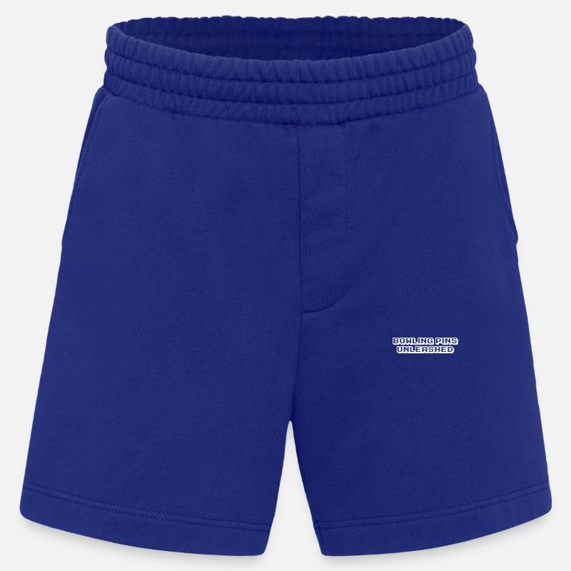 Bowling - Bowling Pins Unleashed - Heavyweight Shorts - made by SPREAD  - Iconic Blue