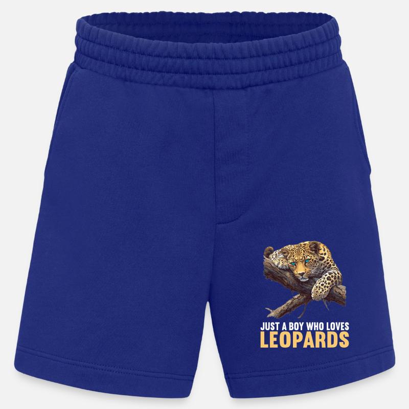 Léopard léopard - Short bio épais fabriqué en UE - Iconic Blue