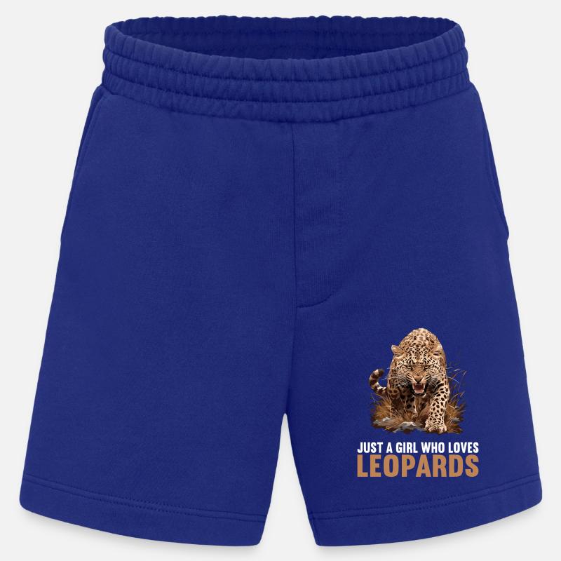 Léopard léopard - Short bio épais fabriqué en UE - Iconic Blue