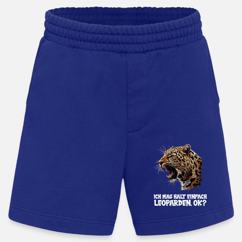 Léopard léopard - Short bio épais fabriqué en UE - Iconic Blue
