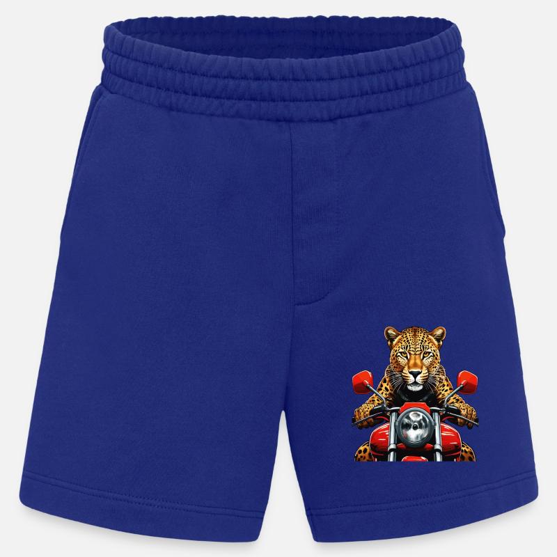 LEOPARD MOTORRAD - Heavyweight Shorts - made by SPREAD - Iconic Blue