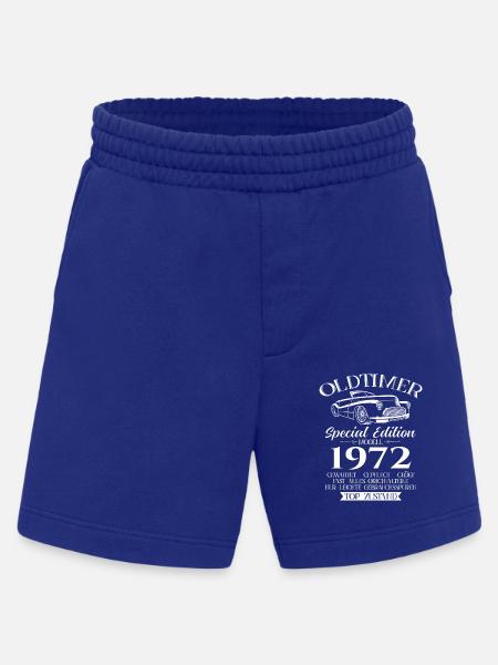 Oldtimer 1972 Jahrgang 1972 52. Geburtstag 1972 - Heavyweight Shorts - made by SPREAD - Iconic Blue
