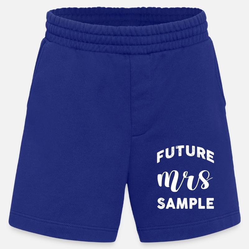 Future Mrs Sample Personalized Customized - Heavyweight Shorts - made by SPREAD  - Iconic Blue
