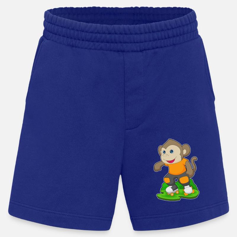 Monkey Rollers Rollers Rollers - Short bio épais fabriqué en UE - Iconic Blue