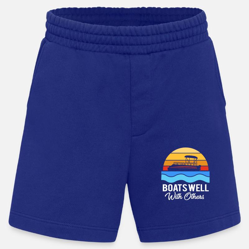 Pontonboot Boot Boote - Heavyweight Shorts - made by SPREAD  - Iconic Blue