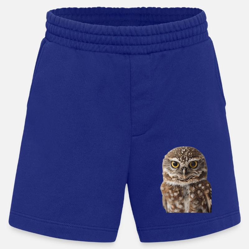 Owl - Heavyweight Shorts - made by SPREAD  - Iconic Blue