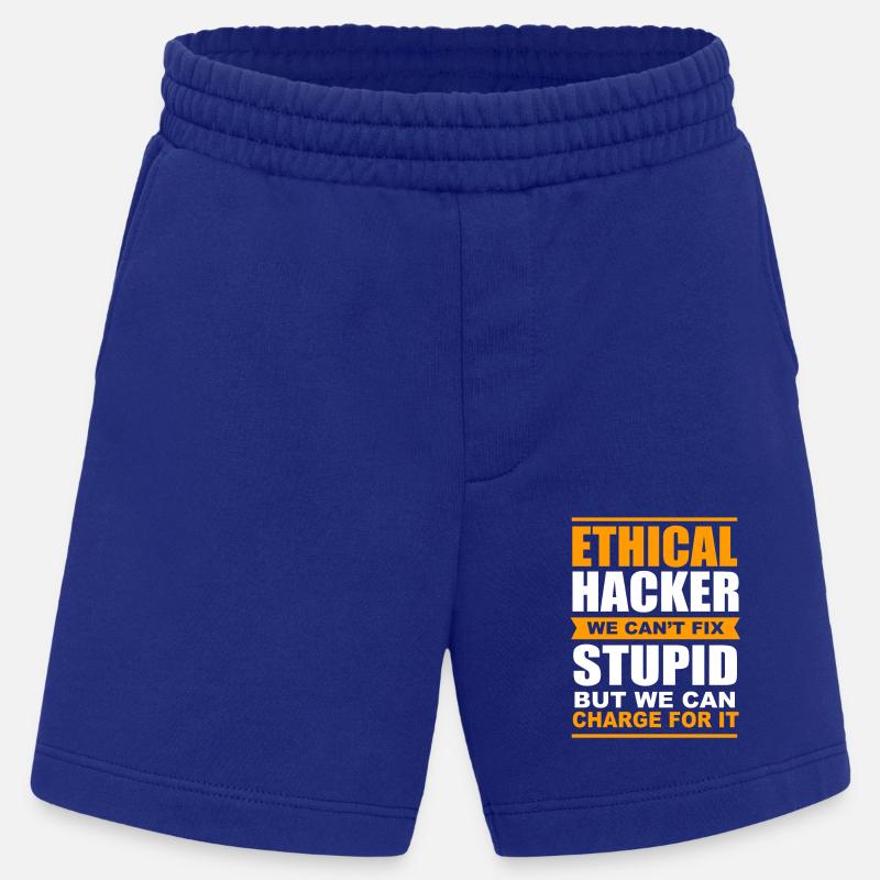 Cybersecurity Cyber Programmierer Hacker - Heavyweight Shorts - made by SPREAD  - Iconic Blue
