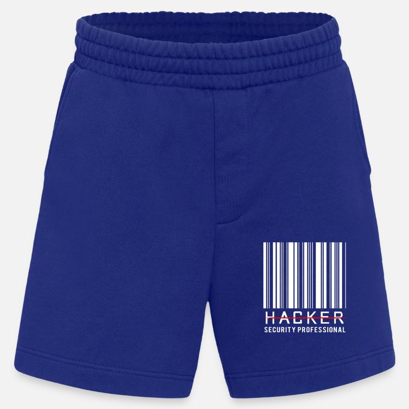 Cyber programmeur cybersécurité Hacker - Short bio épais fabriqué en UE - Iconic Blue