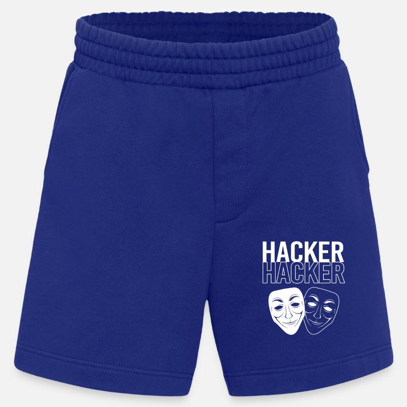 Cybersecurity Cyber Programmierer Hacker - Heavyweight Shorts - made by SPREAD  - Iconic Blue