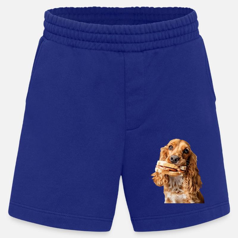 Cocker Spaniel - Pantaloncini ecologici Heavyweight Made in UE - Iconic Blue