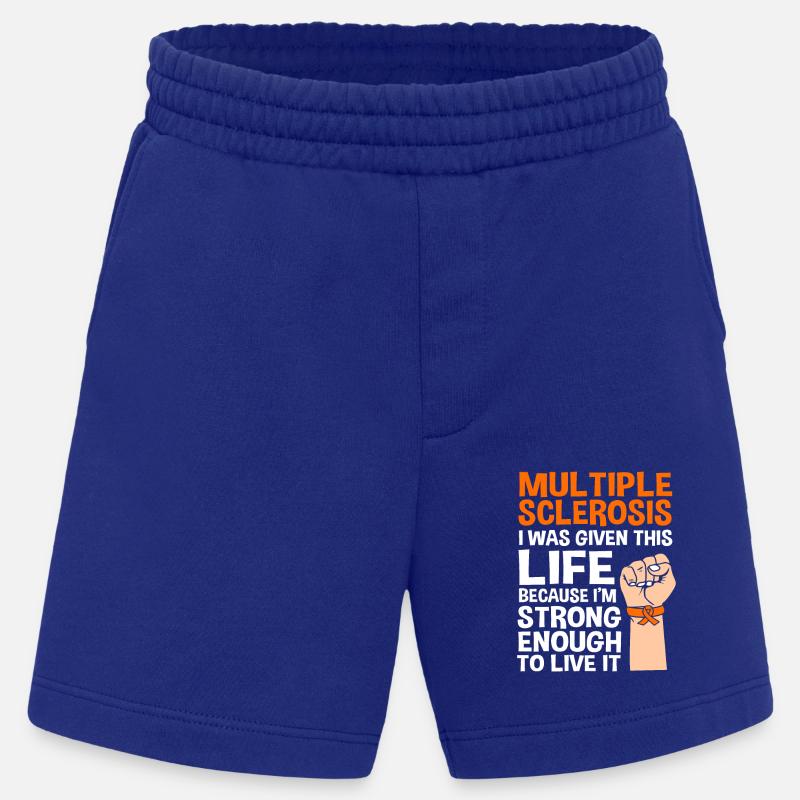 Multiple Sclerosis MS - Heavyweight Shorts - made by SPREAD - Iconic Blue