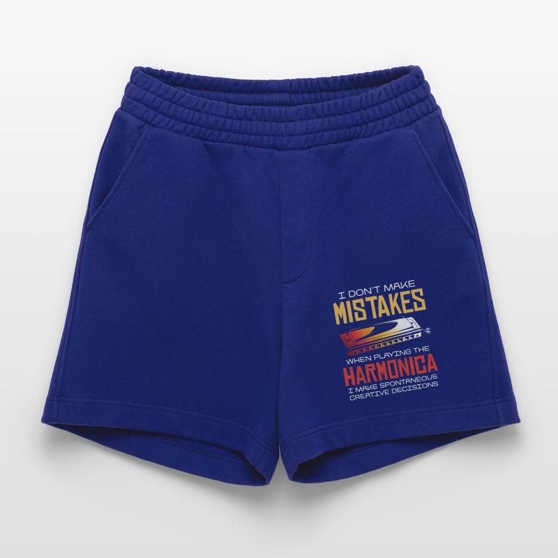 I don't make mistakes when playing the harmonica Heavyweight Shorts - made by SPREAD 