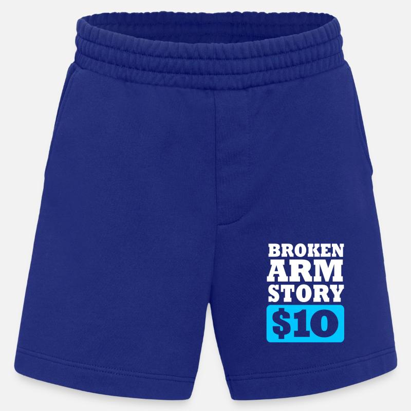 Gebrochener Arm Knochen Knochenbruch - Heavyweight Shorts - made by SPREAD  - Iconic Blue