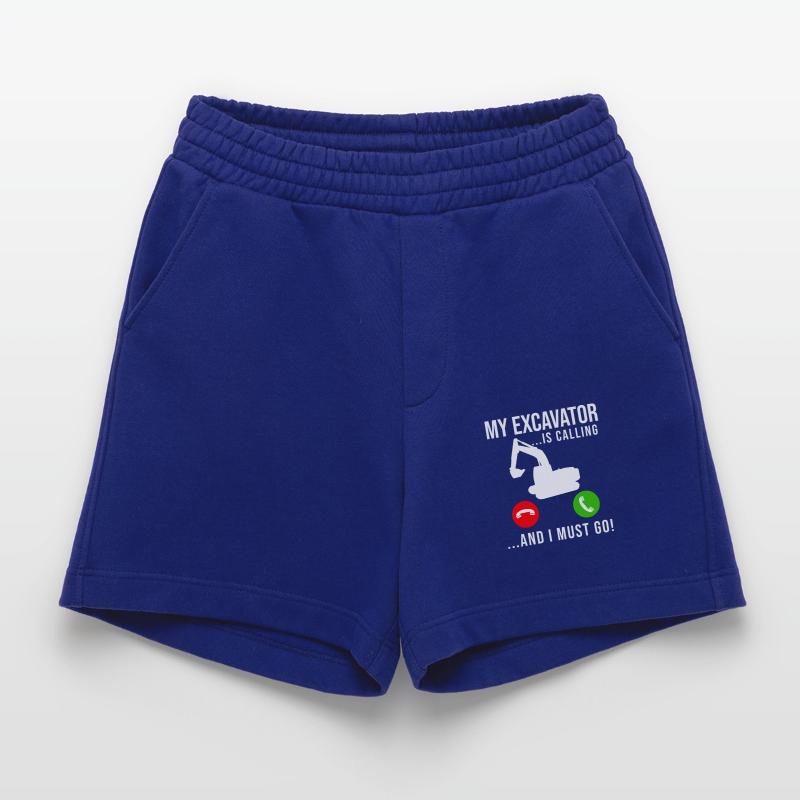 Excavator Construction Worker Heavyweight Shorts - made by SPREAD 