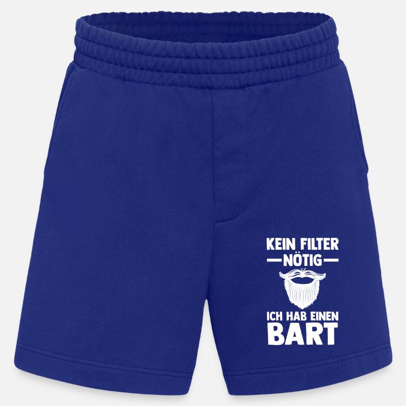 Bärtig Bartträger Bart - Heavyweight Shorts - made by SPREAD  - Iconic Blue