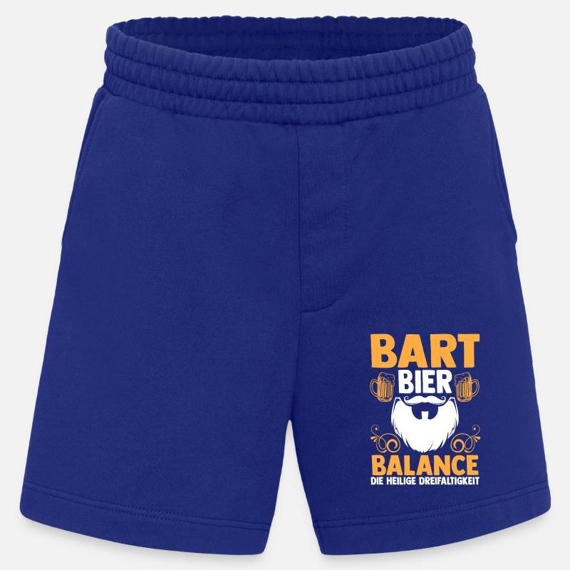 Bier Bärtig Bartträger Bart - Heavyweight Shorts - made by SPREAD  - Iconic Blue