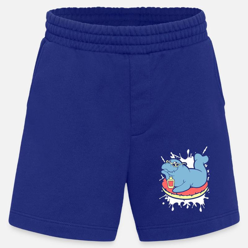 Funny Manatee Does Sunbath - Heavyweight Shorts - made by SPREAD  - Iconic Blue